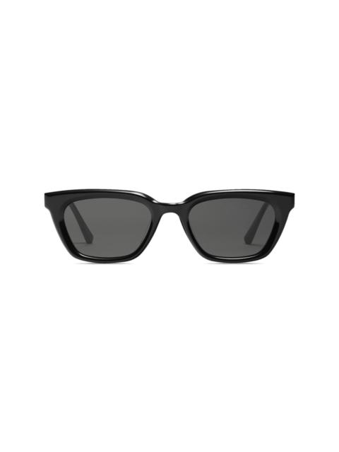 one-tone rectangle-frame sunglasses