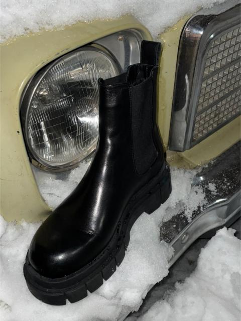 MACKAGE STORM shearling-lined (R) Leather Chelsea boot for women