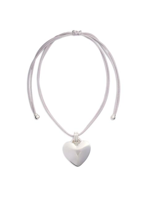 PATOU Heart drawstring necklace