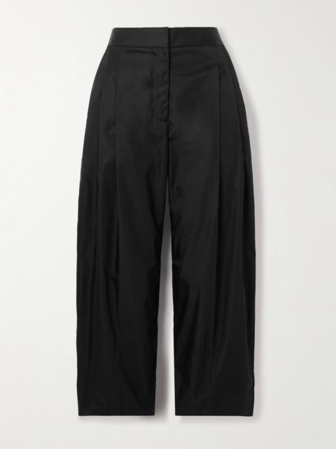 Alaïa Taffeta Pleated Tapered Pants