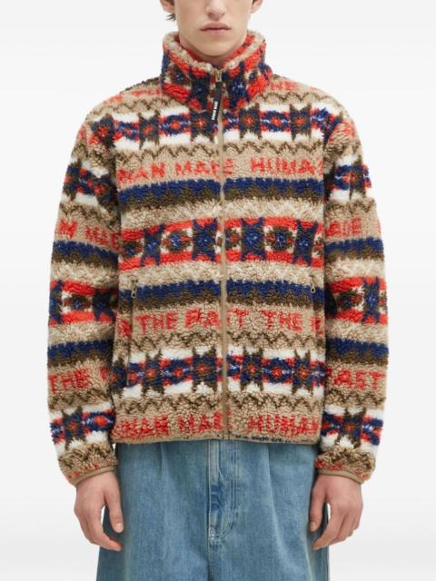 Human Made patterned fleece jacket