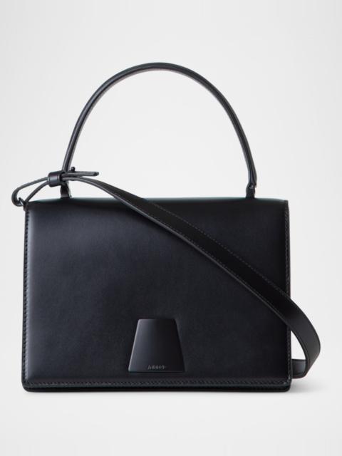 AKRIS Alice Small Leather Top-Handle Bag