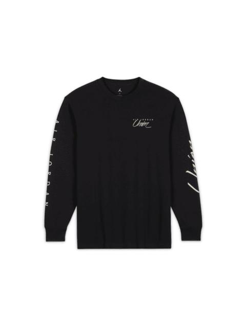 Jordan Jordan x Union MJ L/S Tee Black/Coconut Milk