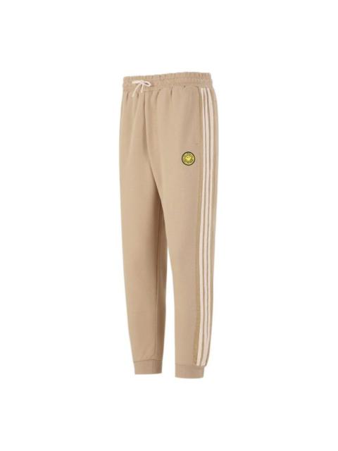 Men's adidas SMLY TP 1 Stripe Athleisure Casual Sports Long Pants/Trousers Khaki H45520