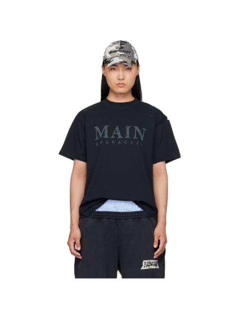 BALENCIAGA Black 'Main Character' T-Shirt