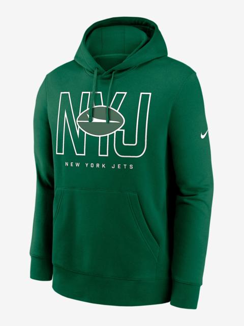 Nike New York Jets Busted Play Club Men's Nike NFL Pullover Hoodie
