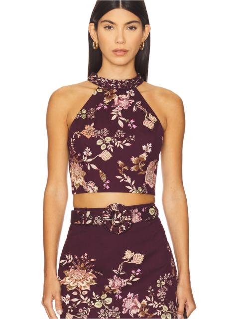 HEMANT & NANDITA Halter Neck Top