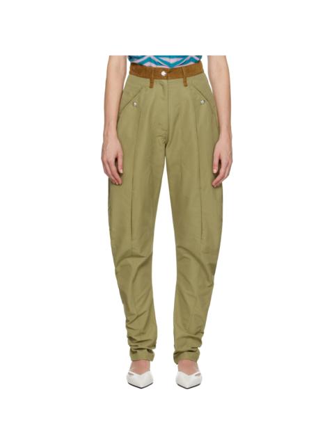 Kiko Kostadinov Khaki Chasseur Trousers