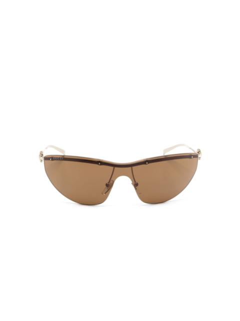 Horsebit-detail sunglasses