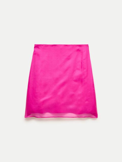 J.CREW Fairfax skirt in silk organza