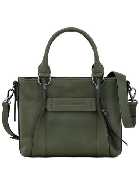 Longchamp 3D S Handbag Khaki - Leather