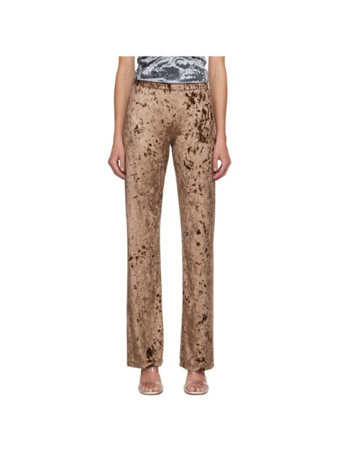 MARYAM NASSIR ZADEH Brown Dance Lounge Pants