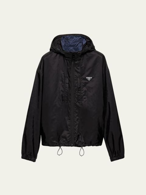 Prada Men's Re-Nylon Hooded Jacket