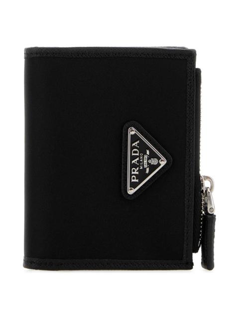 Prada Black Canvas Wallet
