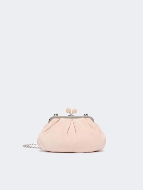 WEEKEND Max Mara VALOIS Small suede Pasticcino Bag - BEIGE