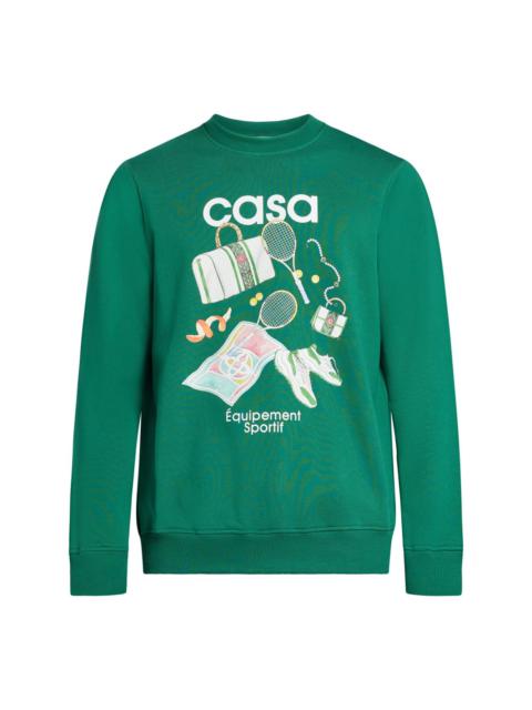 CASABLANCA Equipement Sportif organic cotton sweatshirt