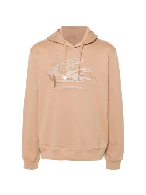 Pegaso-embroidered hoodie