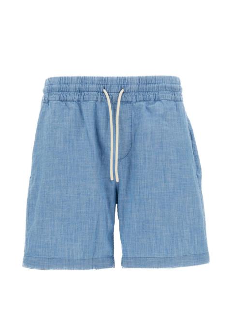 Portuguese Flannel drawstring chambray shorts