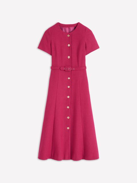 BODEN Charlotte Cotton Midi Dress-Bright Cherry