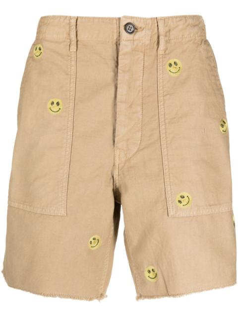 PRESIDENT’s smile-print shorts