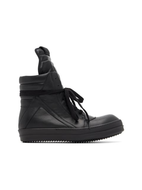 Rick Owens Black Tower Geobasket Sneakers