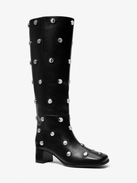 MICHAEL KORS Matilda Flex Studded Leather Boot