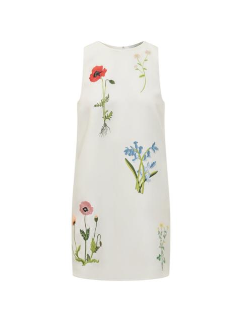 floral embroidered dress