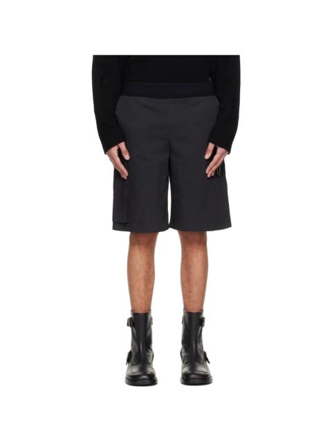HELIOT EMIL™ Black Pulsar Cargo Shorts