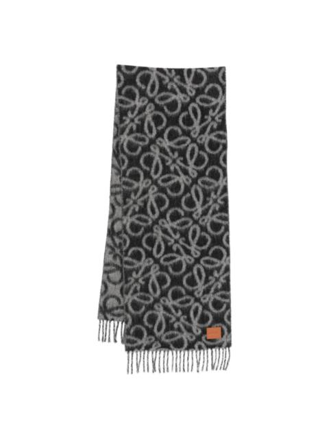 Loewe Anagram wool scarf