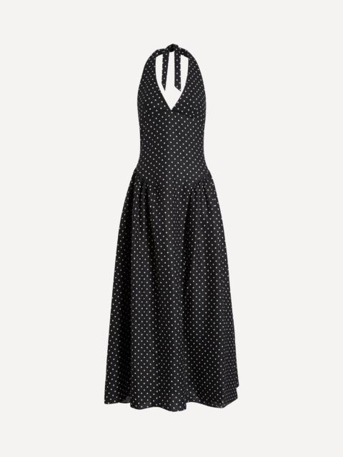 FAITHFULL La Cala Polka-Dot Midi Dress