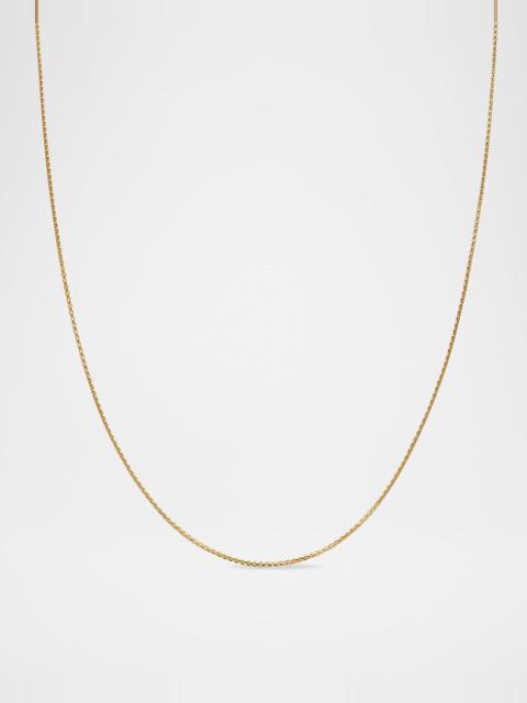 DAVID YURMAN Box Chain Necklace in 18K Yellow Gold, 1.25mm