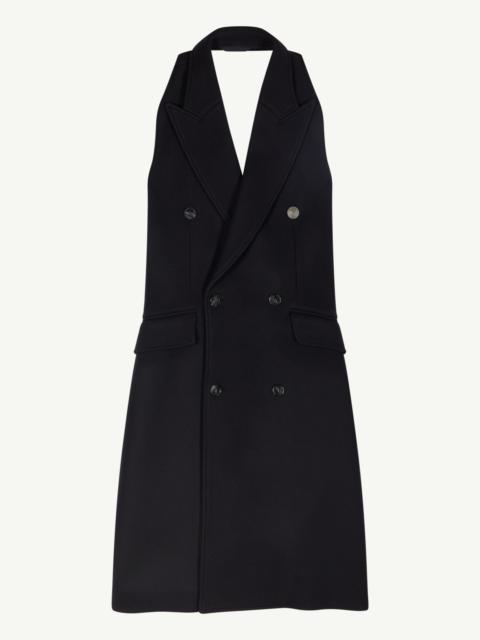 MM6 Maison Margiela Contrast sleeve felt coat