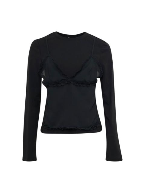 ULLA JOHNSON Freda Long Sleeve Cotton Top