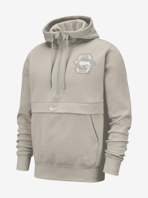 Penn State Club Fleece Nike Unisex College 1/2-Zip Hoodie