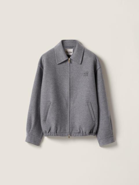 Miu Miu Double cashmere blouson jacket
