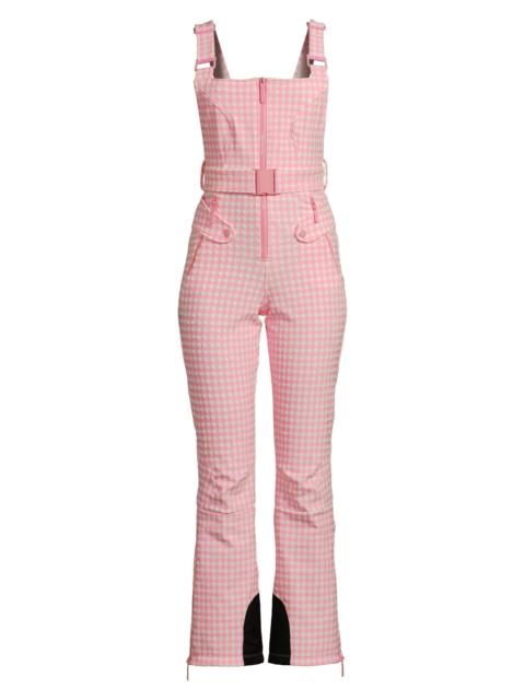 CORDOVA Women's Fernie Gingham Ski Bib - Peony Gingham