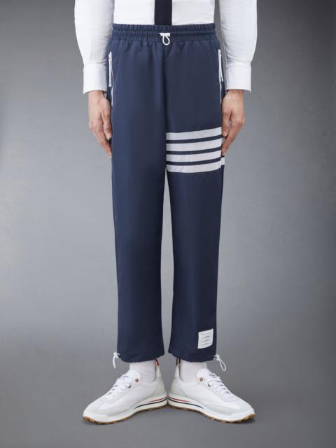 【THOM BROWNE】Plain Weave 4 Bar Elastic Track Pants Thom Browne - Plain Weave 4-Bar Track Trousers | HBX