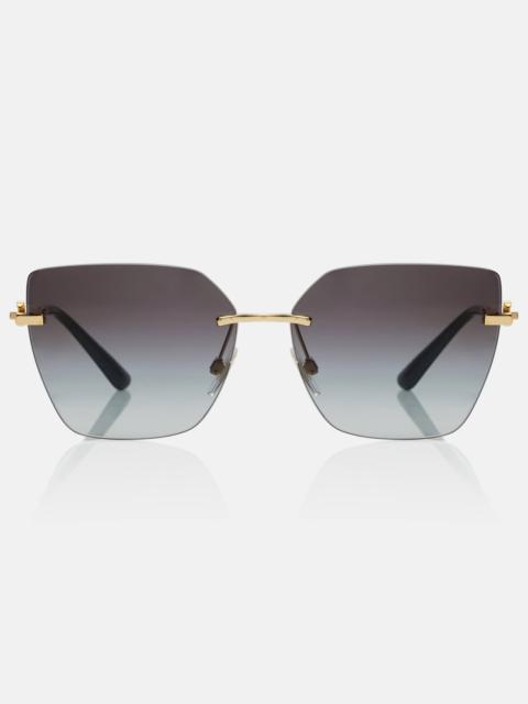 Dolce & Gabbana DG Flip cat-eye sunglasses