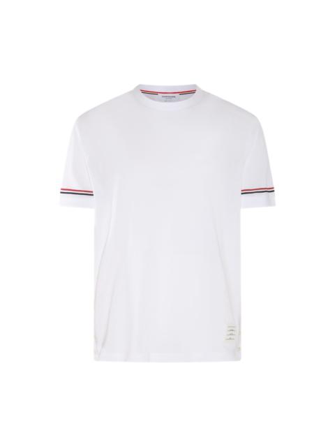 Thom Browne white, red and blue cotton t-shirt