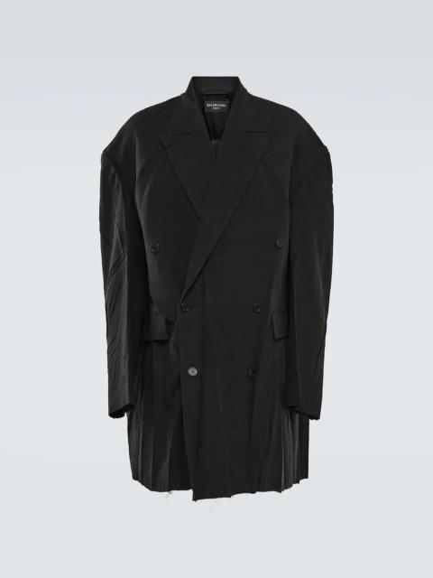 BALENCIAGA Oversized linen coat