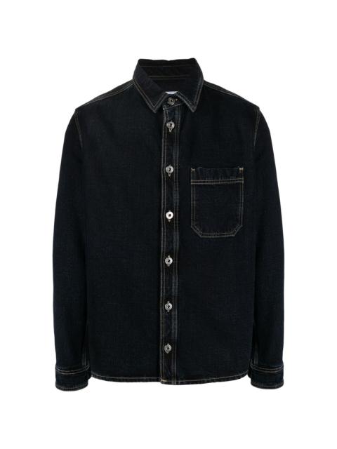 long-sleeve denim shirt