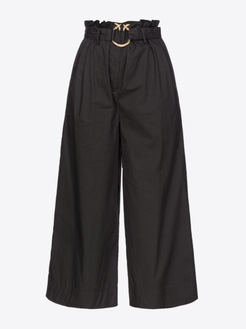 WIDE-LEG TROUSERS WITH BELT