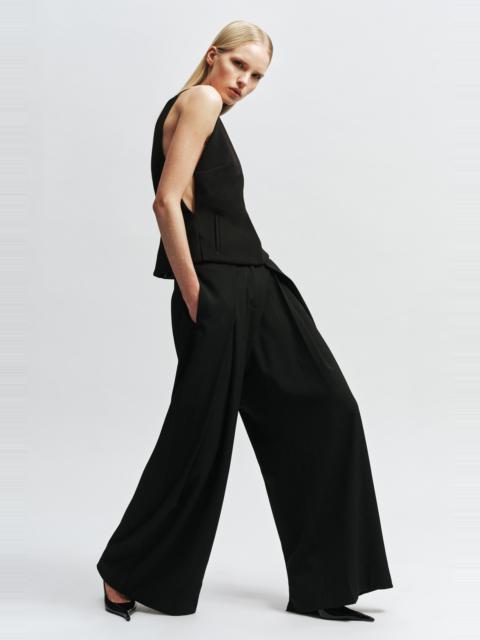 BARDOT Laurie Pleat Front Pant In Black