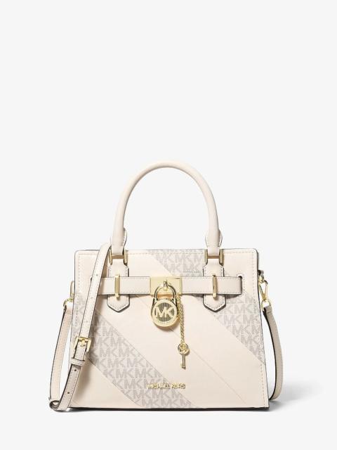 MICHAEL KORS Hamilton Small Signature Logo Satchel