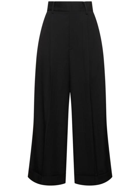 Tailored baggy gabardine pants