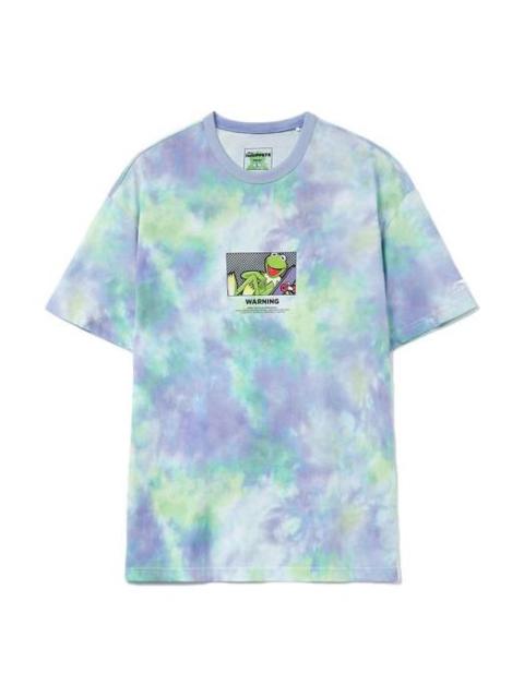 Li-Ning Li-Ning x Disney Muppets Tie Dye Graphic T-shirt 'Blue Purple Green' AHSR841-1
