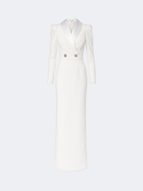 REBECCA VALLANCE Symphony embellished crêpe gown