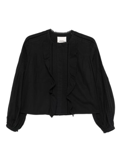 Isabel Marant Cubraly ruffled shirt