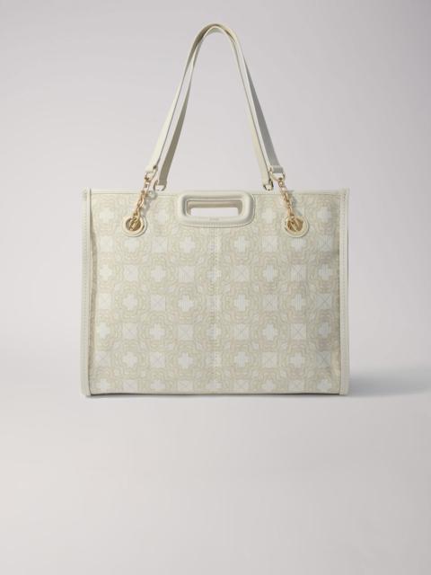 maje Clover print canvas shopping bag