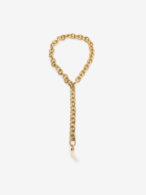 Roberto Cavalli Necklace With Fang Charm